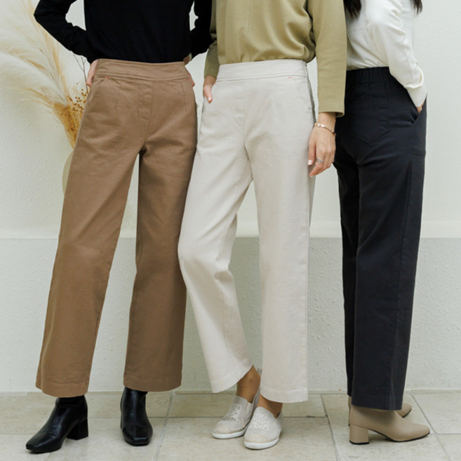 (~99size)[MADE D] 똑핏팬츠(더쫀득와이드팬츠)[가을VER.] PTD4025_DC4060 엄마옷 빅사이즈