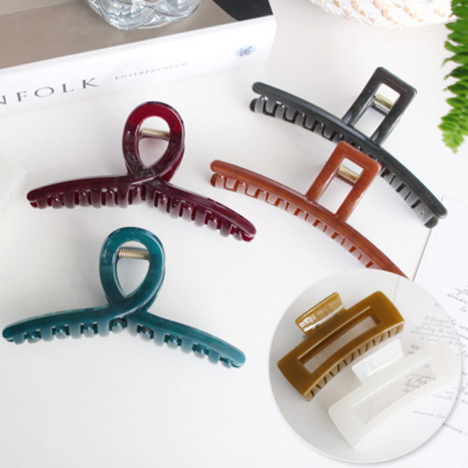 공주마마 라니데일리빅사이즈올림집게핀6종세트