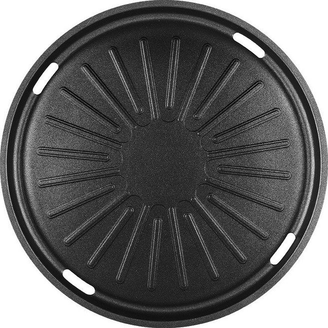 韓式燒烤盤 無煙不粘麥飯石烤盤, 1個, YS-007E直徑33cm, 33cm
