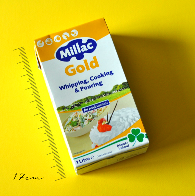 밀락 골드 휘핑크림 1L 컴파운드형 냉장 생크림 유크림 아이스박스 포함, 1개