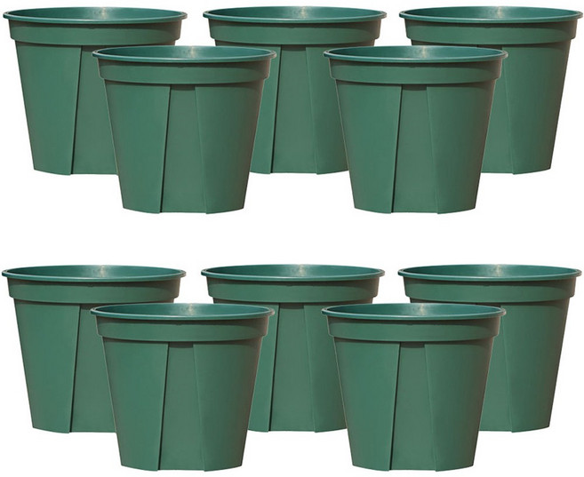 앙플랜트 숨쉬는 슬릿화분 10p, 그린, 10개