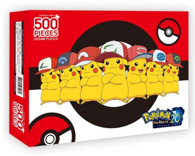 포켓몬스터 지우의 피카츄 직소퍼즐 500피스, 없음