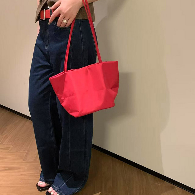 썸머 나일론 트윌 쇼퍼백 숄더백