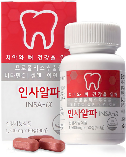 인사알파 영양제, 60정, 1개