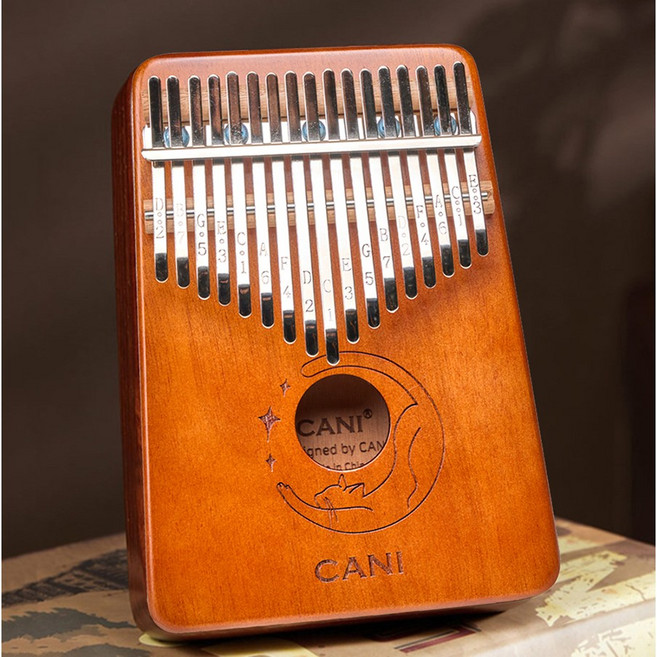카니칼림바 아크릴 마호가니 카림바, 17NC+피크(L)+골무+고급케이스, 1개
