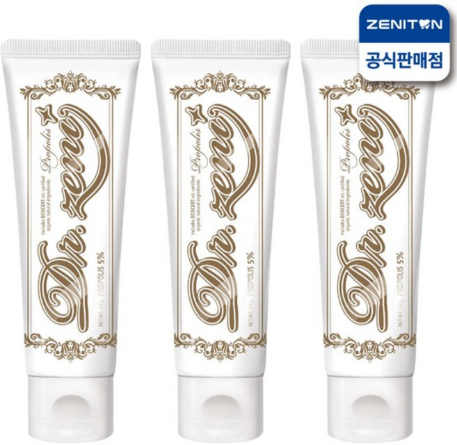 제니튼 검프로젝트 프로폴리스 치약 100g 3세트