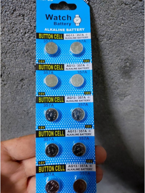 AG3/LR41 鈕扣電池 A品大電流 無汞環保, 1個, 單顆AG13/LR44