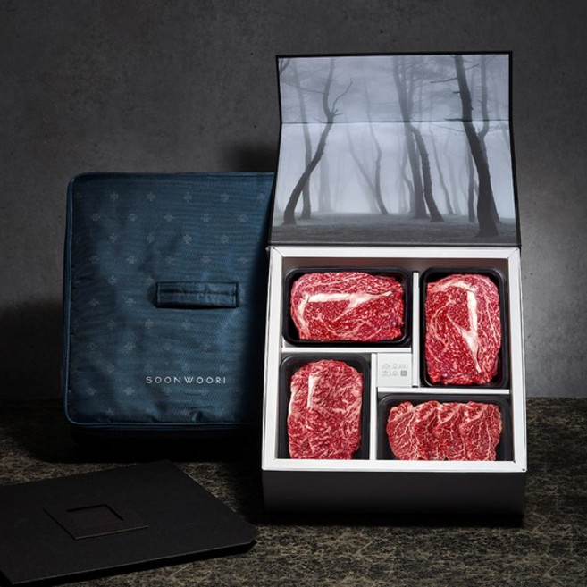 순우리한우 1++등급 선물세트 특선2호(등심800g채끝400g안심400g / 총1.6kg), 없음