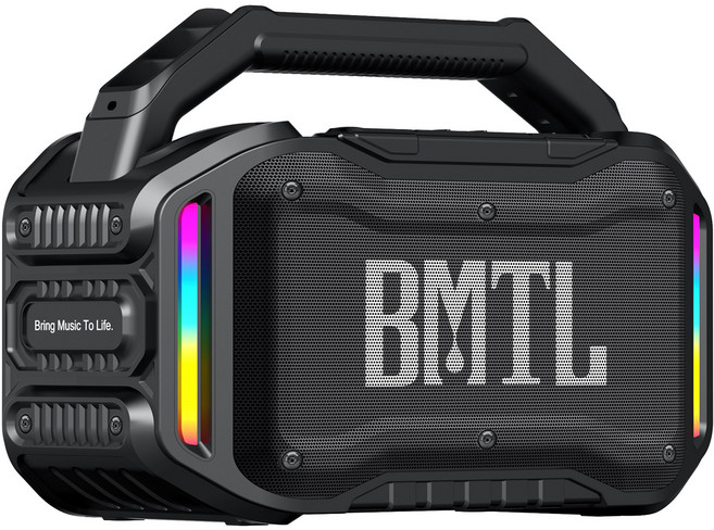 XDOBO BMTL 藍牙音箱 80W 高功率 TWS無線串聯 低音炮戶外手提便攜式音響, 黑色 XDOBO Job藍牙音箱80W