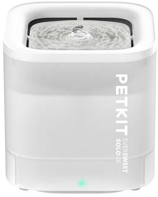 PETKIT 佩奇 智能寵物循環活水機 SOLO SE 無線馬達, 白色, 1個, SOLO SE(無線馬達)1.8L