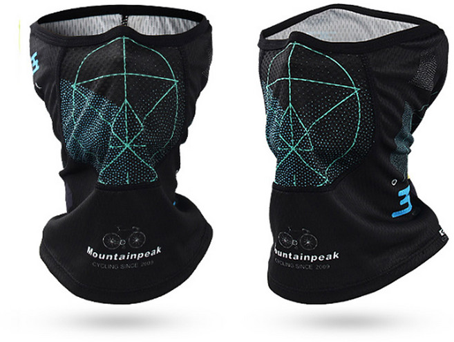 2개1세트 마운틴피크 자외선차단 쿨링 씨원 매쉬 마스크 스포츠 자전거 운동용, 써클라임 2개1세트, 1개
