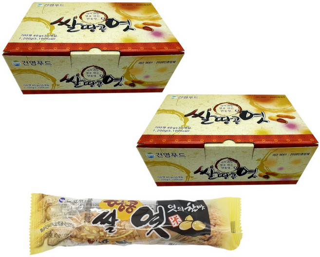 쌀땅콩엿 1.2kg, 2개