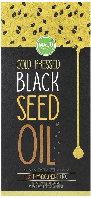 Maju Superfoods 냉압착 블랙 씨오일 60ml(2fl oz), MajuSuperfoods냉압착블랙씨오일60ml2flo, 1개 - 쿠팡