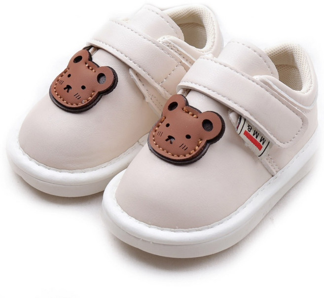 풋풋 부끄러운 곰돌이 삑삑이 베이비운동화 유아운동화 보행기신발 걸음마신발 돌아기신발 유아삑삑이신발 소리나는운동화