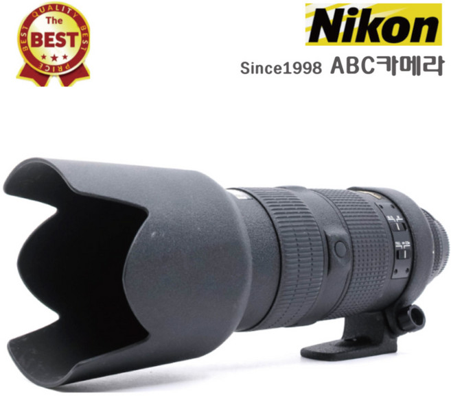 추가금x Nikon AF-S Nikkor 80-200mm f/2.8D 니콘 DSLR전용 망원 줌렌즈 완벽검수 후드 포함