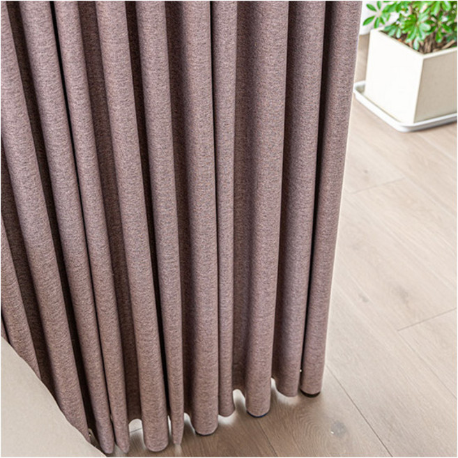 [지나송] 플린 형상기억 레일형 암막커튼 대형(440x230cm)레일 미포함