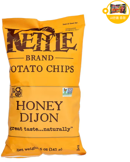 Kettle Foods 감자칩 꿀 디종 사은품 추가증정, 141g, 1개