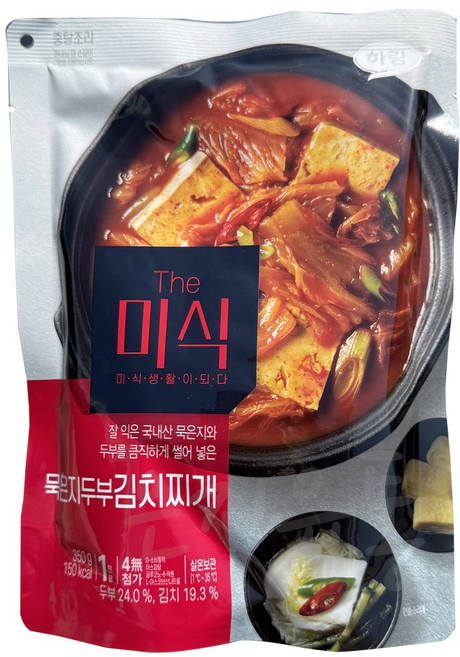 더미식 묵은지두부김치찌개, 350g, 5개