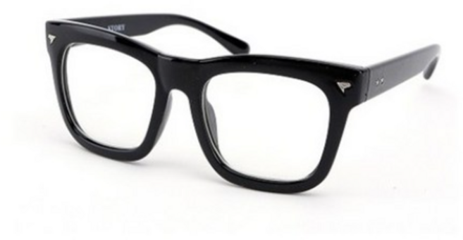 리끌로우 뿔테 안경 오버사이즈 남녀 공용