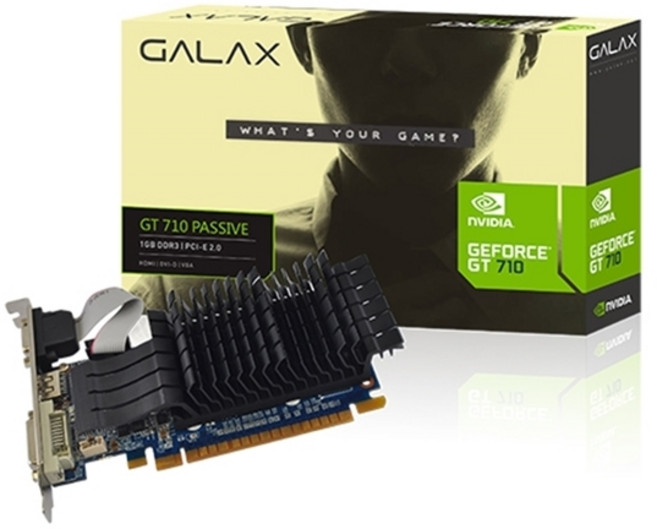 갤럭시 GALAX 지포스 GT710 D3 1GB LP 무소음