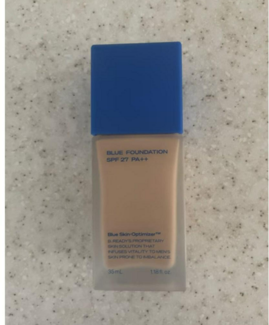 비레디 블루 파운데이션 35ml 남성 맨 비비 파데 백화점정품, 1개, 4호 살짝 어두운 27호