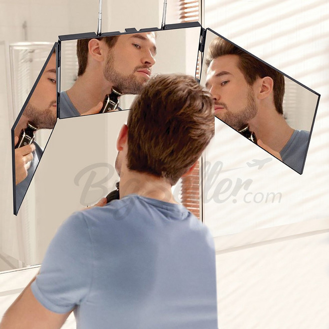 흰머리뽑기 거울 삼면경 뒷머리 머리숱치기 뒷거울 샐프컷 염색 혼자 미러, 무등미러