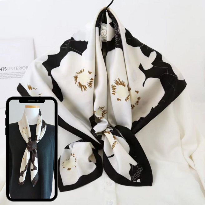 실비마켓 새봄 사각 스카프