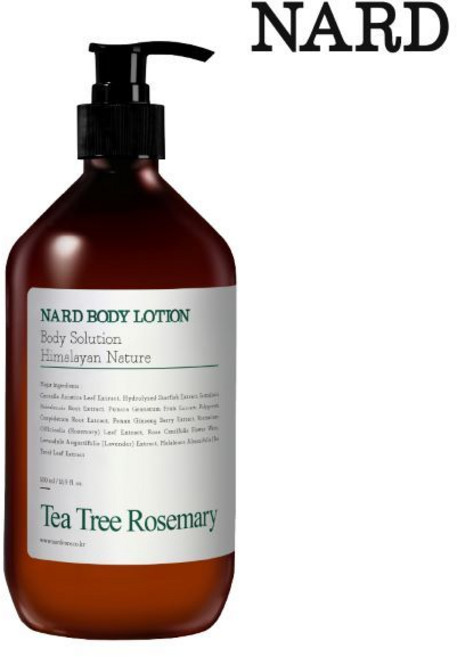 NARD 草本保濕身體乳 500ml 茶樹迷迭香, 1個
