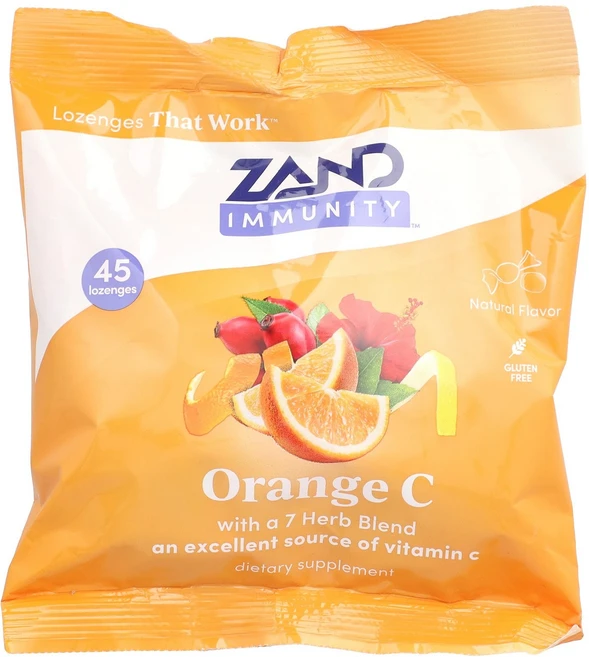 Zand 면역력 오렌지 C 천연 성분 사탕 정제 45정 Zand (잰드), Zand (잰드) Zand, 면역력, 오렌지 C, 천연 - 쿠팡