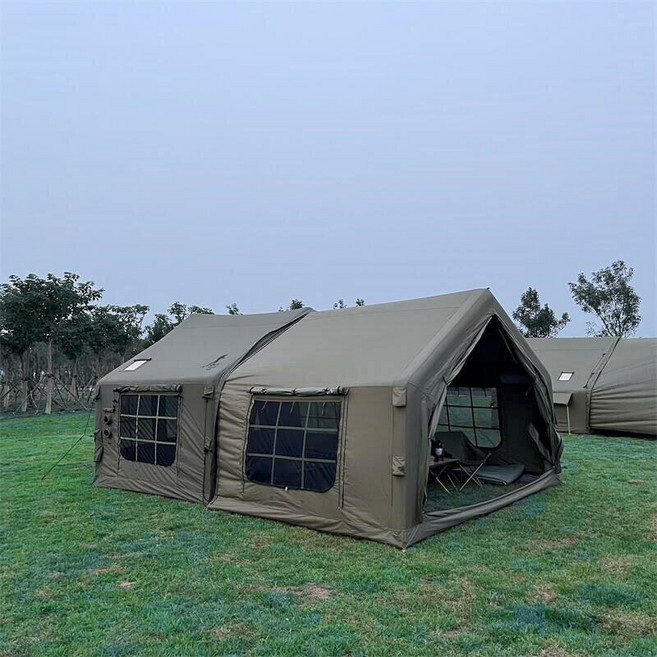 [unclehome4989] 9m2X9m2사이즈 초대형에어텐트, 기본 사용 인원, 메인 텐트 TC 직물 포함