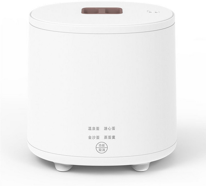 煮蛋器 蒸蛋器 自動煮蛋機 蒸蛋鍋 煮蛋神器 水煮, 110V 白色智能煮蛋器