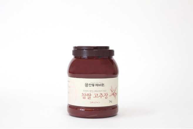 안동제비원 전통 식품 국산 찹쌀 고추장 3kg, 1개