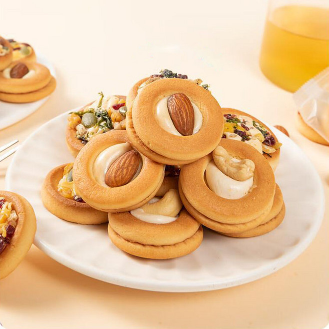 견과류 비스킷 간식 스낵 식품, 2개, 500g