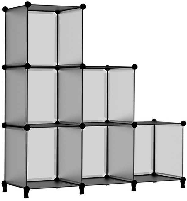 거실 다용도 옷 신발 수납장 다용도실 무타공 수납 선반 수납함, 1개, 그레이