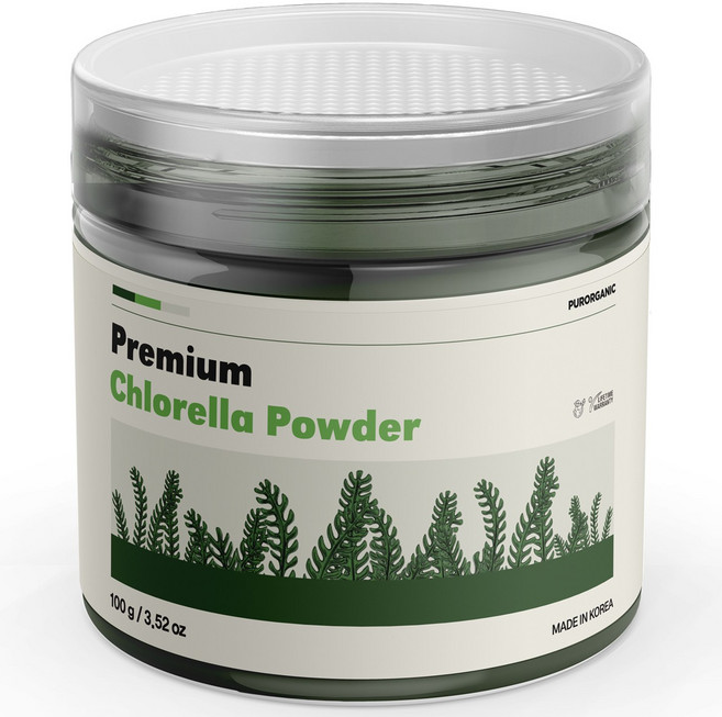 푸로가닉 클로렐라 파우더 분말, 1개, 100g