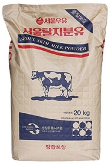 서울우유 탈지분유 국산 100%, 20kg, 1개