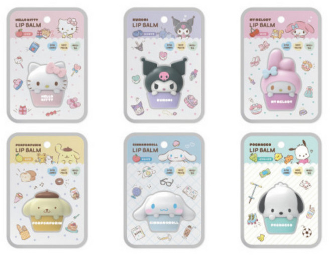 시나모롤 립밤-복숭아향 (R0401), 시나모롤(복숭아향), 8g, 1개