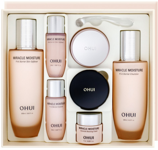 오휘 미라클 모이스처 핑크 베리어 3종 기획세트 (26Y), 1세트