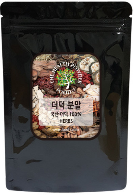 거룩한가 더덕 가루 분말 100% 국산 사삼, 1개, 500g