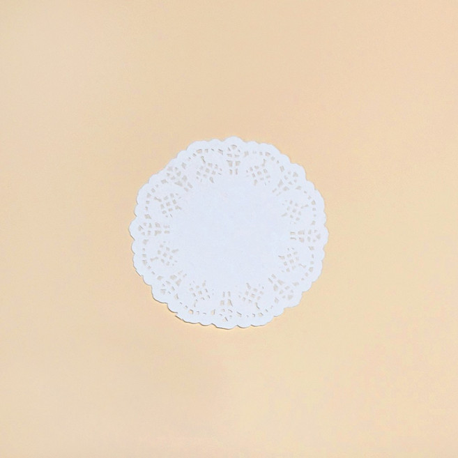 도일리페이퍼 종이컵받침 코스터 도일리지 선물포장, 1세트, 원형 (90mm) 200장