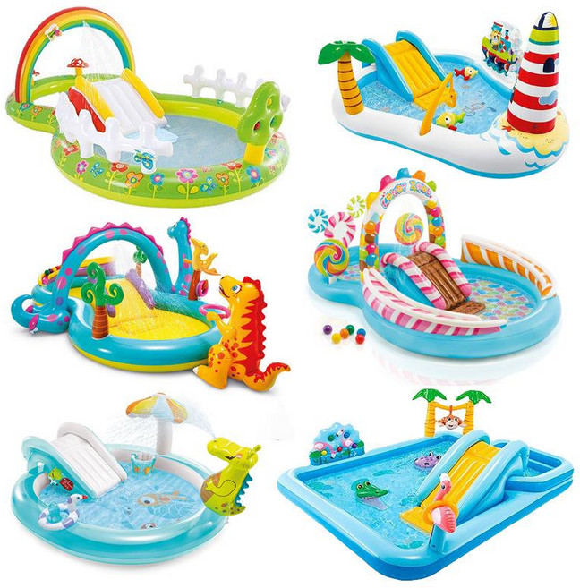 야외 에어 바운스 낮은 풀장 대형 워터 슬라이드 물놀이 분수 매트, 상세페이지 참고, 1개