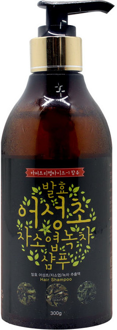 갑당약초 어성초 자소엽 녹차 샴푸, 300ml, 1개