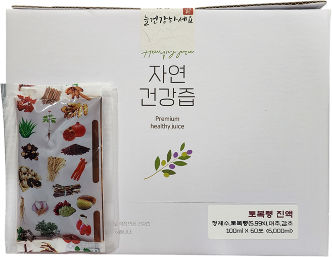 자연산 토복령즙 진액, 100ml, 60개