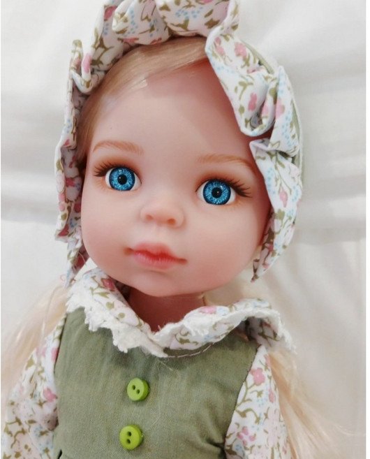 코지베베 너무 예쁜 사실적인 마론인형, 1개, 화이트 원피스 인형