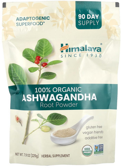 히말라야 100% 아슈와간다 뿌리가루 225g(7.9oz), 225g