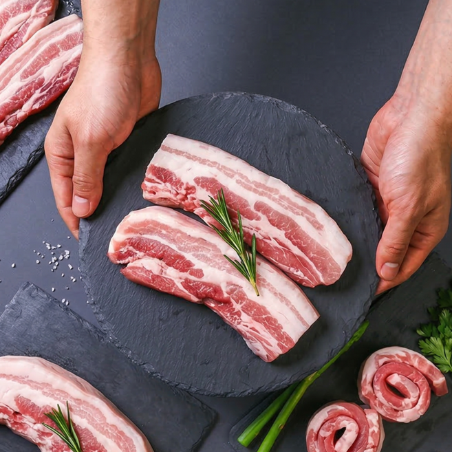 [환불보장] 미추리없는 한돈 1등급 프리미엄 냉장삼겹살, 1개, 1kg