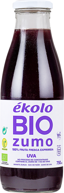 에콜로 유기농 NFC 프리미엄 포도 착즙주스, 750ml, 1개