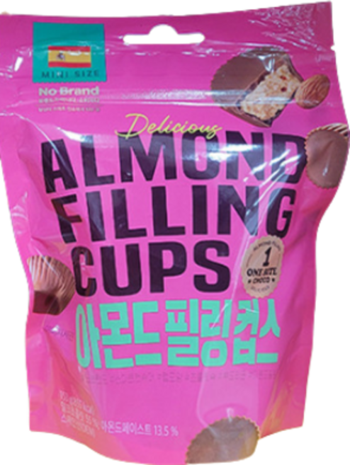 아몬드필링컵스, 153g, 2개