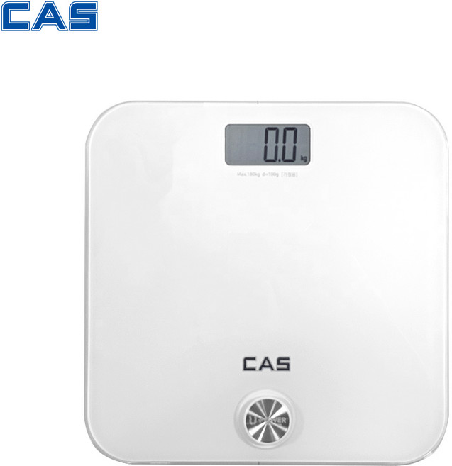 카스 건전지 필요없는 가정용 무전원 디지털 체중계, 1개, 화이트, X30