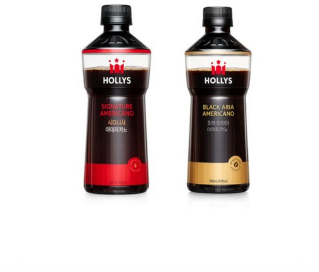 할리스 시그니처 아메리카노 550ml 6입 2개+블랙아리아 아메리카노 550ml 6입 2개 (총 24개), 24개, 6